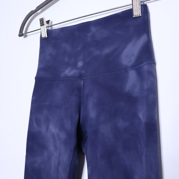 LULULEMON Wunder Train High-Rise Tight Diamond Dye Shade Naval Blue Women's 2 - Picture 5 of 12